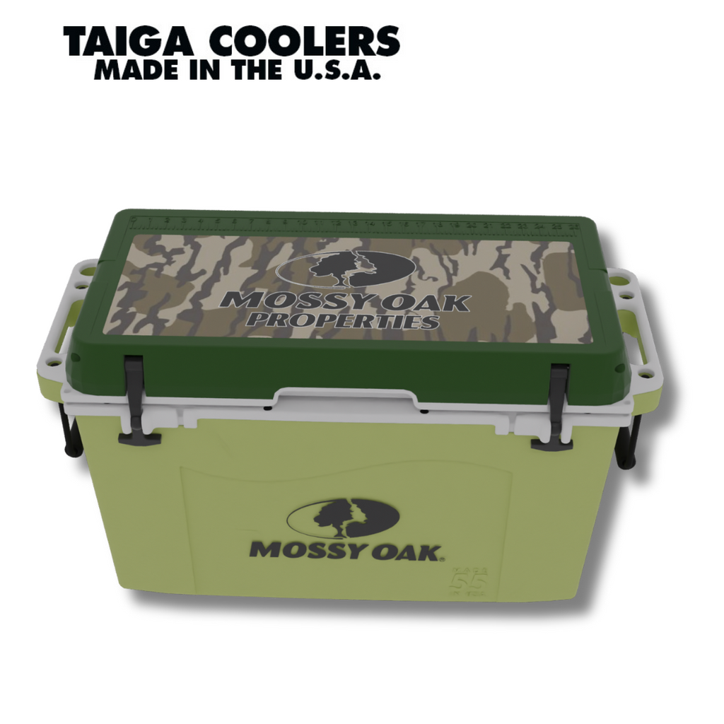 Taiga Cooler 55 qt Mossy Oak Bottomland – mopgoods Taiga Cooler 55 qt Mossy Oak Bottomland – mopgoods