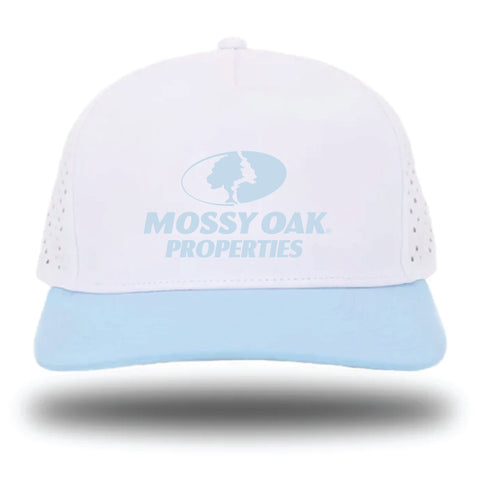 Powder Blue and White Pantano Hat