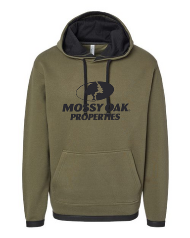 ADULT LAT Statement Fleece Hoodie - Military Green