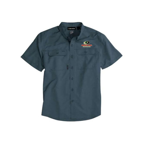 Dri Duck Crossroad Woven Short Sleeve Shirt - Slate Blue