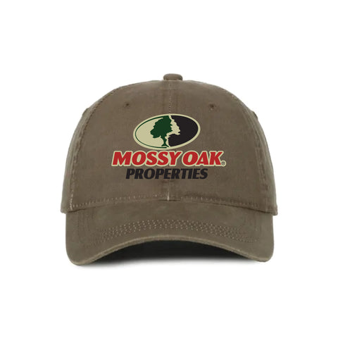 Weathered Cotton Solid Back Khaki Hat