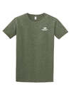 Gildan Softstyle T Shirts -  Heather Military Green