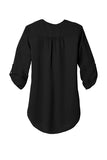 Ladies 3/4-Sleeve Tunic Blouse